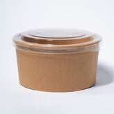 Bowl Kraft 1000ml con Tapa PP