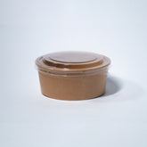 Bowl Kraft 750ml con Tapa PP