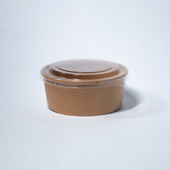 Bowl Kraft 750ml con Tapa PP