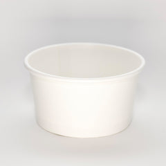 Contenedor 6oz Blanco en carton Polyboard