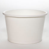 Contenedor 8oz Blanco en carton Polyboard