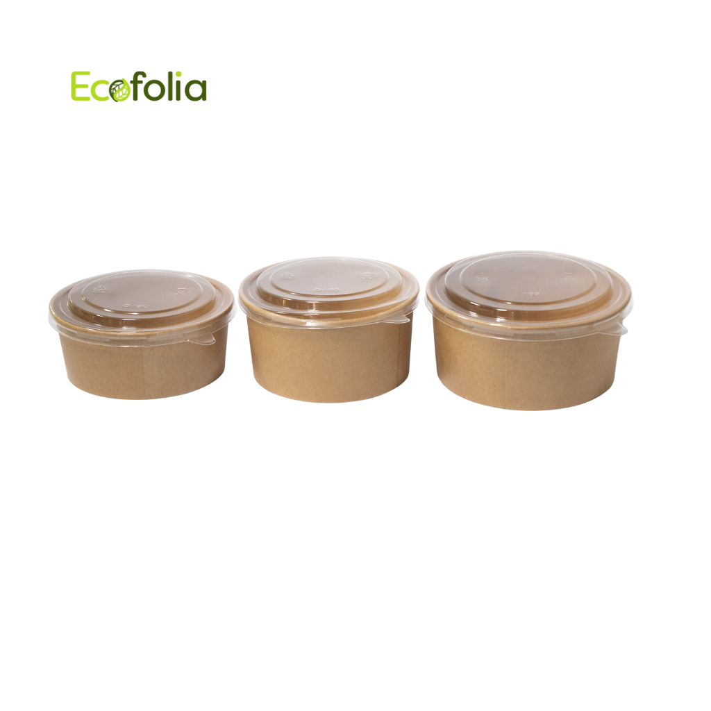 BOWL KRAFT 750ml CON TAPA