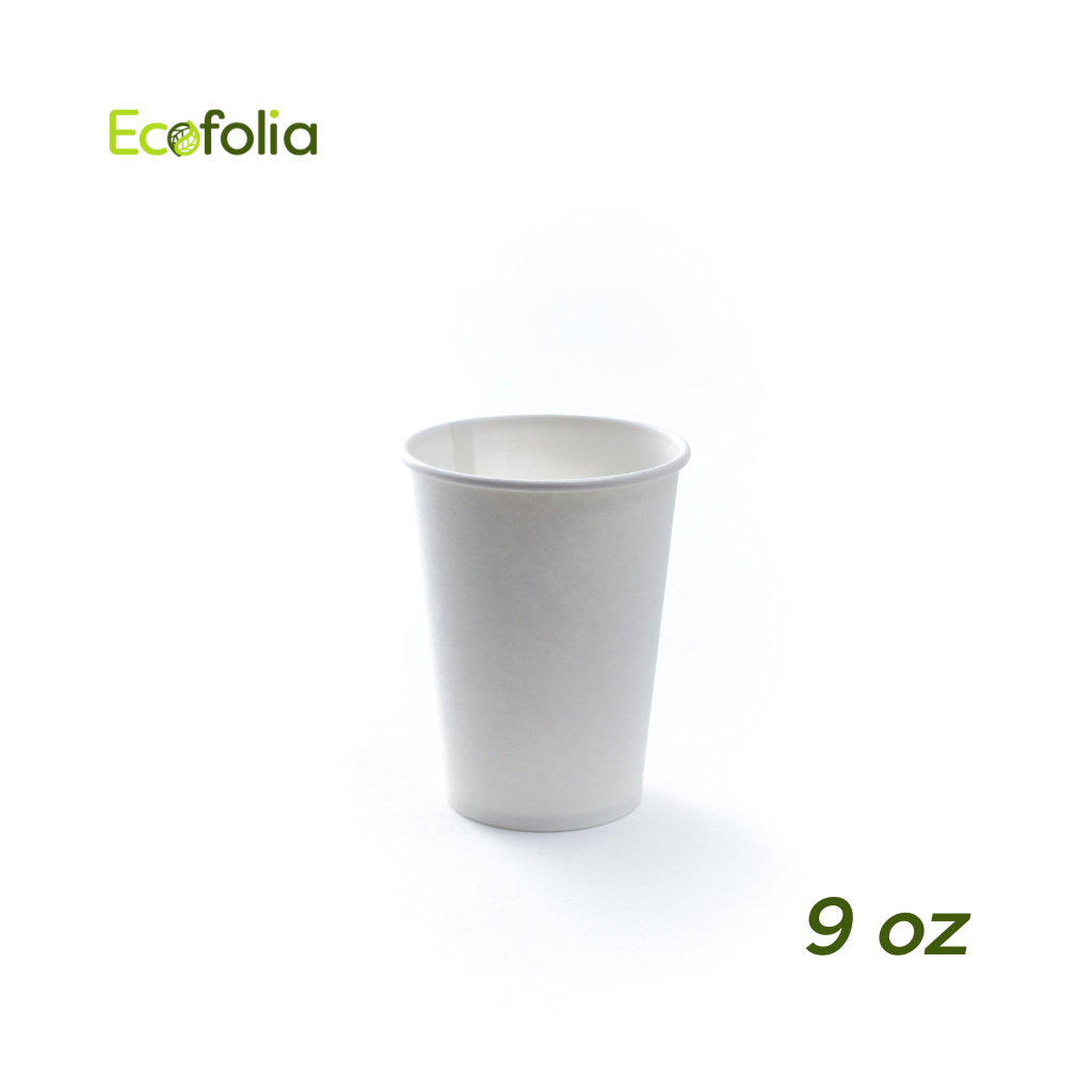 VASO BLANCO 9 OZ