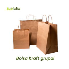 Bolsa Kraft con Manija Mediana #30