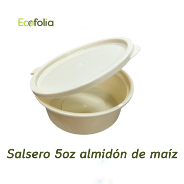 Salsero 5 oz con Tapa Bio