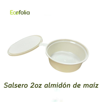 Salsero 1.5 oz con Tapa Bio